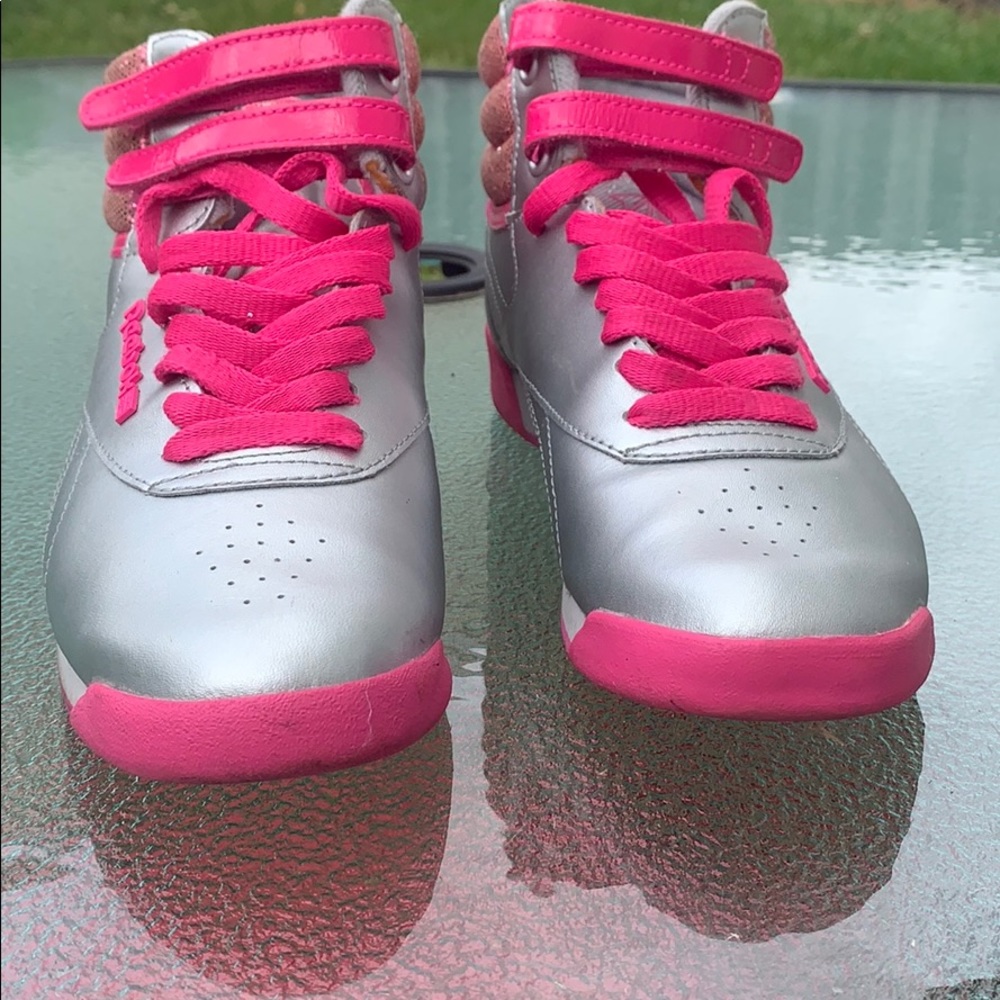 Reebok Freestyle Hightop Sequence Sneaker